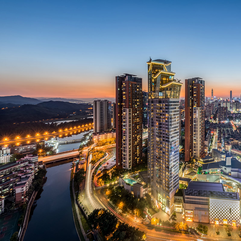 罗湖建筑夜景